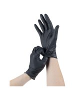 Unbekannt Glove Basic Synguard Nitrile Medium Black 100/Box