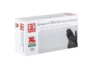 Unbekannt Glove Basic Synguard Nitrile X-Large Black 100/Box